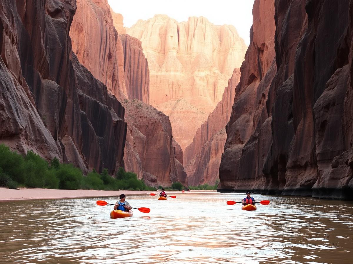Kayaking Santa Elena canyon